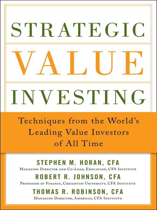 Title details for Strategic Value Investing (PB) by Stephen Horan - Available